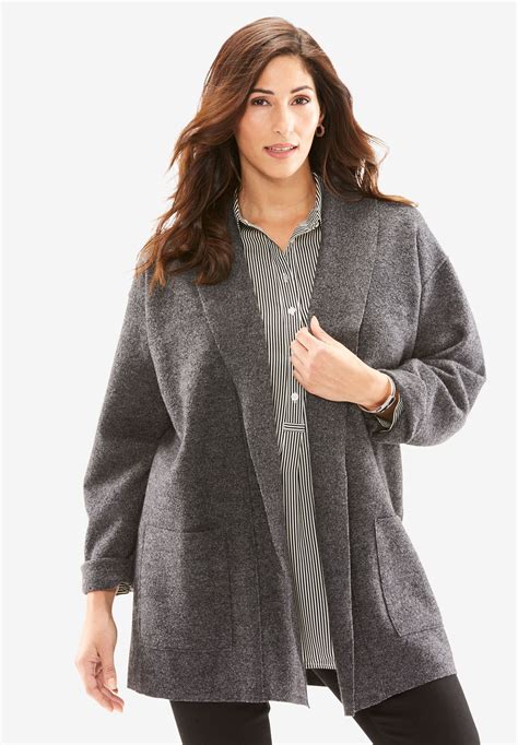 Wool Shawl Collar Jacket 